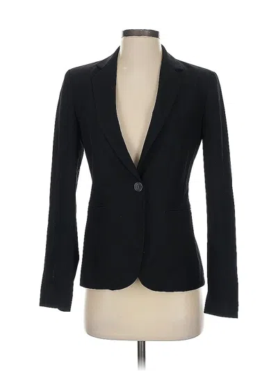 Pre-owned Zara Basic Blazer Jacket In Black