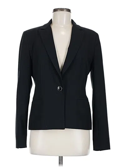Pre-owned Zara Basic Blazer Jacket In Black