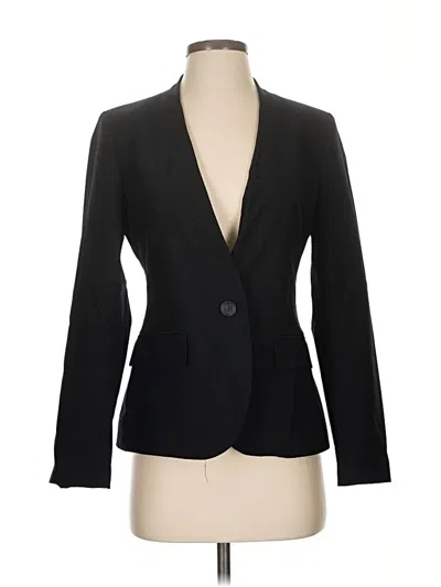 Pre-owned Zara Basic Blazer Jacket In Black