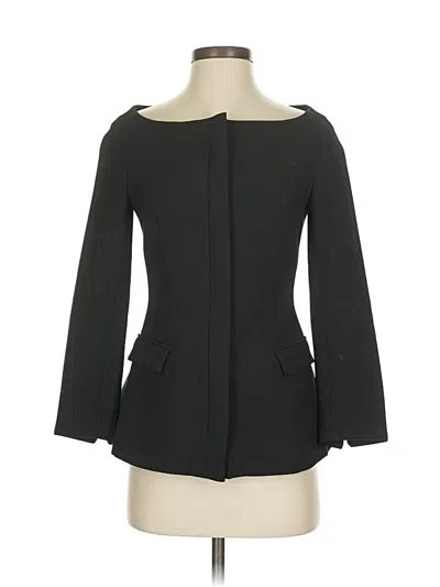 Pre-owned Zara Basic Blazer Jacket In Black