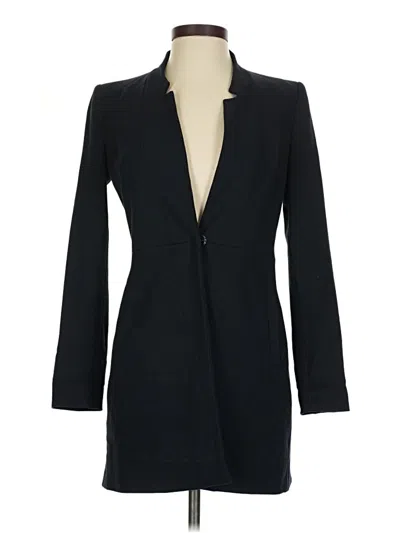Pre-owned Zara Basic Blazer Jacket In Black