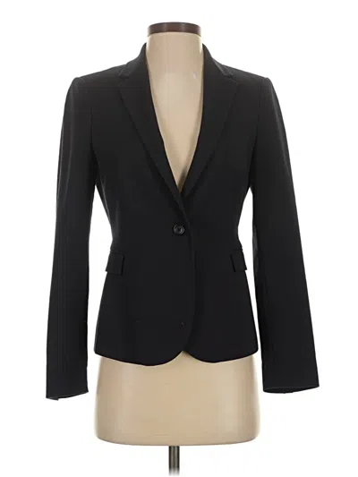 Pre-owned Zara Basic Blazer Jacket In Black