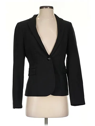 Pre-owned Zara Basic Blazer Jacket In Black