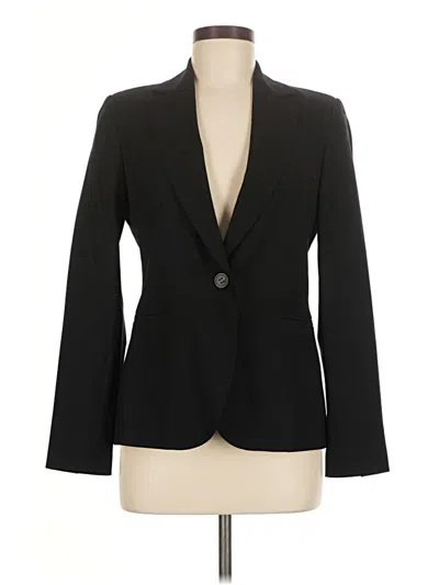 Pre-owned Zara Basic Blazer Jacket In Black