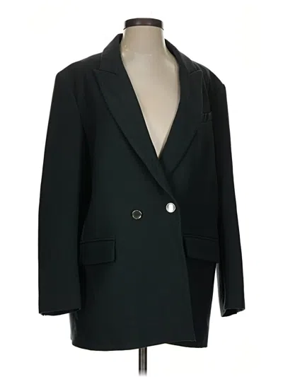 Pre-owned Zara Basic Blazer Jacket In Black