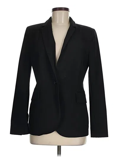 Pre-owned Zara Basic Blazer Jacket In Black