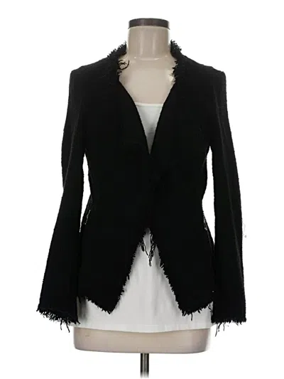 Pre-owned Zara Basic Blazer Jacket In Black