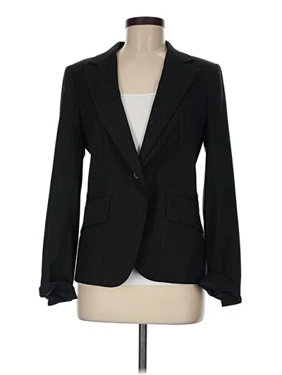 Pre-owned Zara Basic Blazer Jacket In Black
