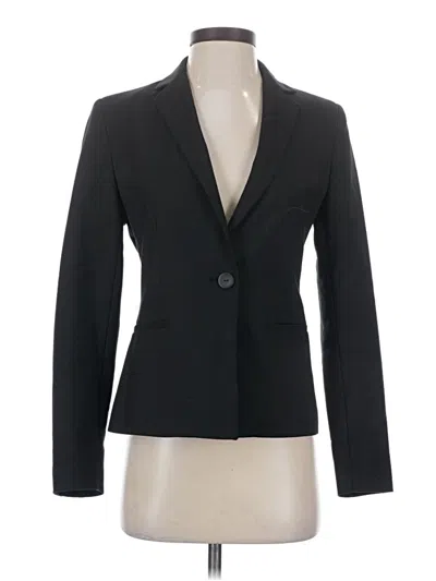 Pre-owned Zara Basic Blazer Jacket In Black