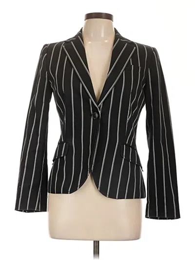 Pre-owned Zara Basic Blazer Jacket In Black