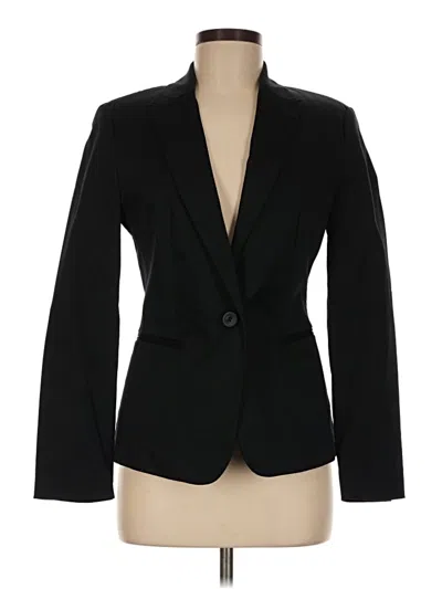 Pre-owned Zara Basic Blazer Jacket In Black