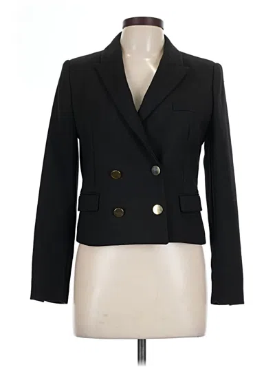 Pre-owned Zara Basic Blazer Jacket In Black