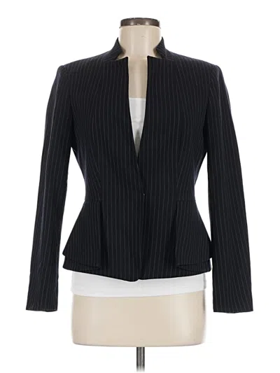 Pre-owned Zara Basic Blazer Jacket In Black