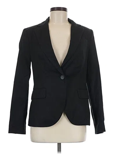 Pre-owned Zara Basic Blazer Jacket In Black