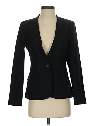 Pre-owned Zara Basic Blazer Jacket In Black
