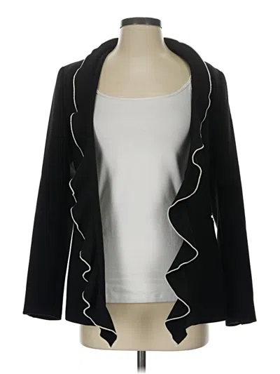 Pre-owned Zara Basic Blazer Jacket In Black