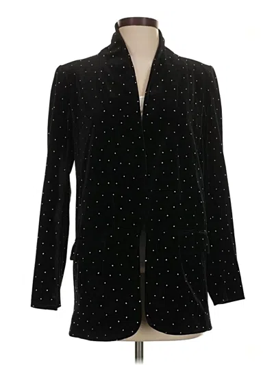Pre-owned Zara Basic Blazer Jacket In Black