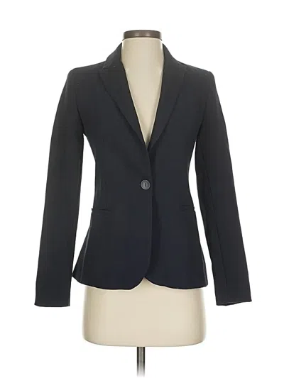Pre-owned Zara Basic Blazer Jacket In Blue