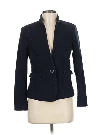 Pre-owned Zara Basic Blazer Jacket In Blue