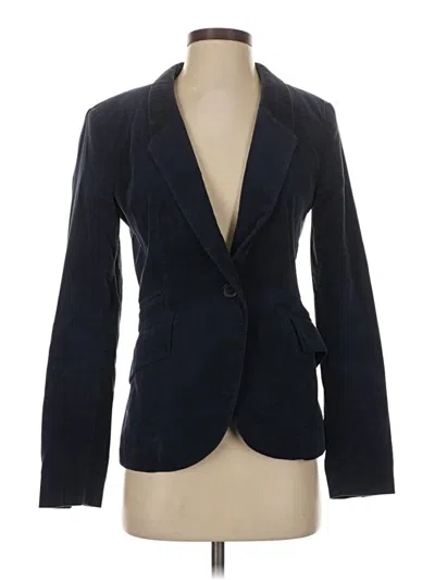 Pre-owned Zara Basic Blazer Jacket In Blue