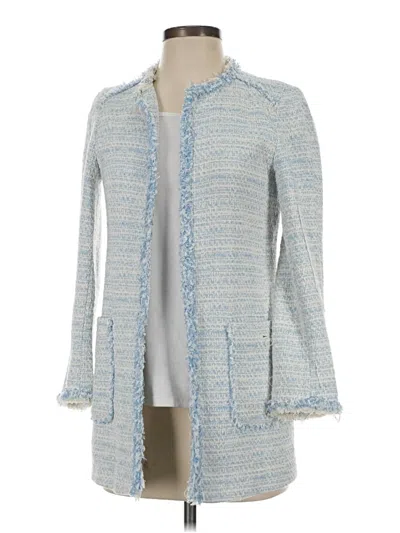 Pre-owned Zara Basic Blazer Jacket In Blue