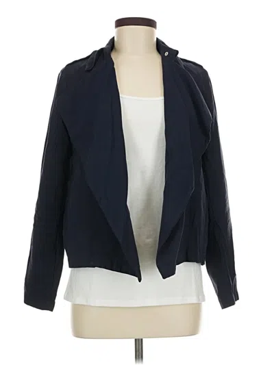 Pre-owned Zara Basic Blazer Jacket In Blue