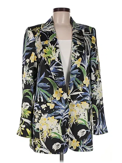 Pre-owned Zara Basic Blazer Jacket In Blue