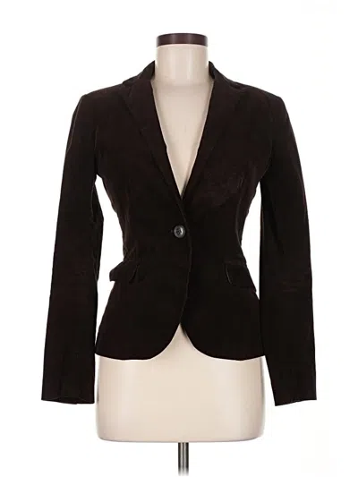 Pre-owned Zara Basic Blazer Jacket In Brown