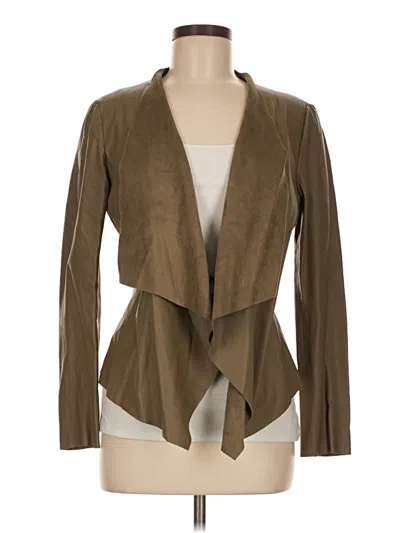 Pre-owned Zara Basic Blazer Jacket In Brown
