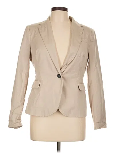 Pre-owned Zara Basic Blazer Jacket In Brown