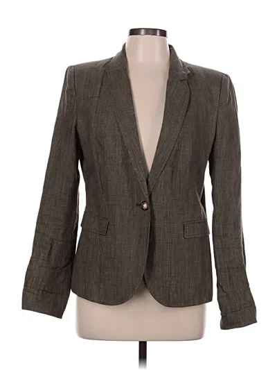 Pre-owned Zara Basic Blazer Jacket In Brown
