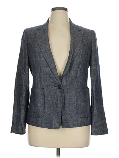 Pre-owned Zara Basic Blazer Jacket In Gray