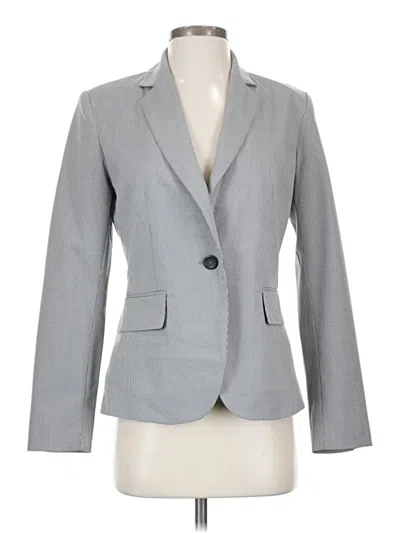 Pre-owned Zara Basic Blazer Jacket In Gray