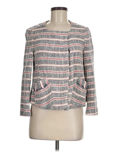 Pre-owned Zara Basic Blazer Jacket In Gray