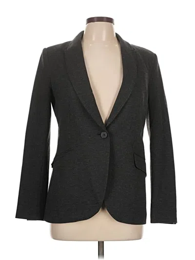 Pre-owned Zara Basic Blazer Jacket In Gray
