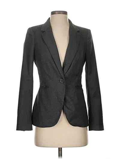 Pre-owned Zara Basic Blazer Jacket In Gray