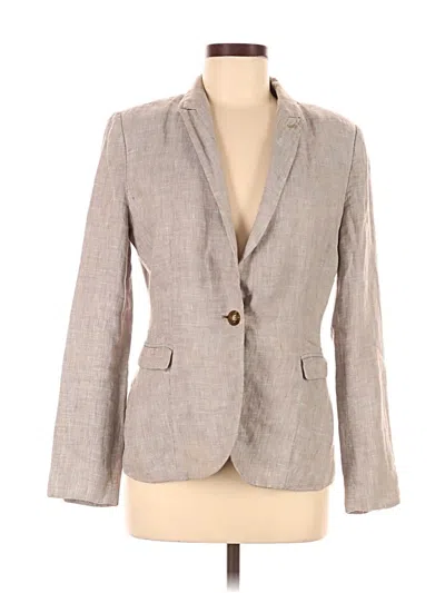 Pre-owned Zara Basic Blazer Jacket In Gray
