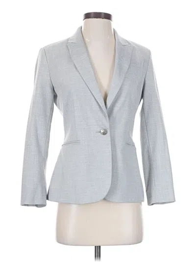 Pre-owned Zara Basic Blazer Jacket In Gray