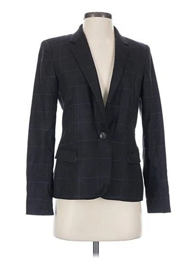 Pre-owned Zara Basic Blazer Jacket In Gray