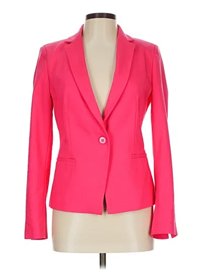 Pre-owned Zara Basic Blazer Jacket In Pink