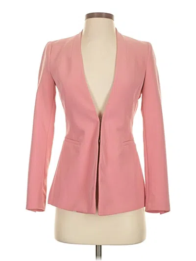 Pre-owned Zara Basic Blazer Jacket In Pink