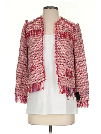 Pre-owned Zara Basic Blazer Jacket In Red