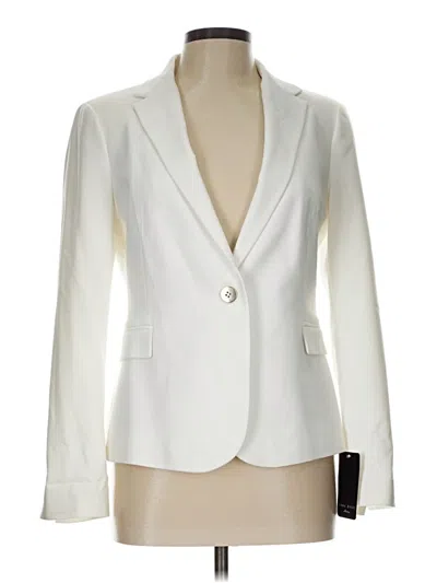 Pre-owned Zara Basic Blazer Jacket In White