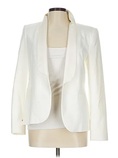 Pre-owned Zara Basic Blazer Jacket In White