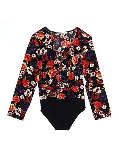 Pre-owned Zara Basic Bodysuit In Black