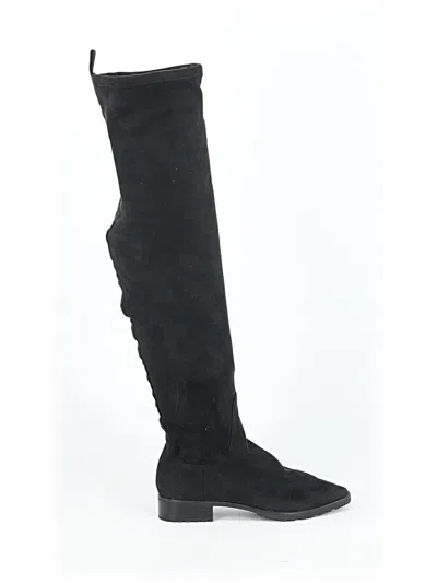 Pre-owned Zara Basic Boots In Black