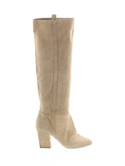 Pre-owned Zara Basic Boots In Brown