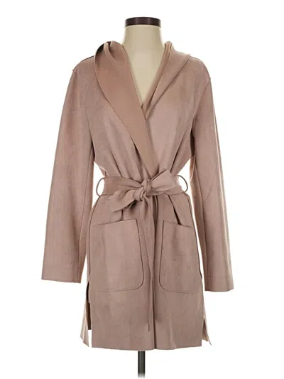 Pre-owned Zara Basic Cardigan Sweater In Brown