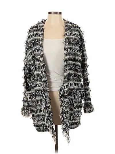 Pre-owned Zara Basic Cardigan Sweater In Gray