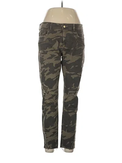 Pre-owned Zara Basic Cargo Pants In Green